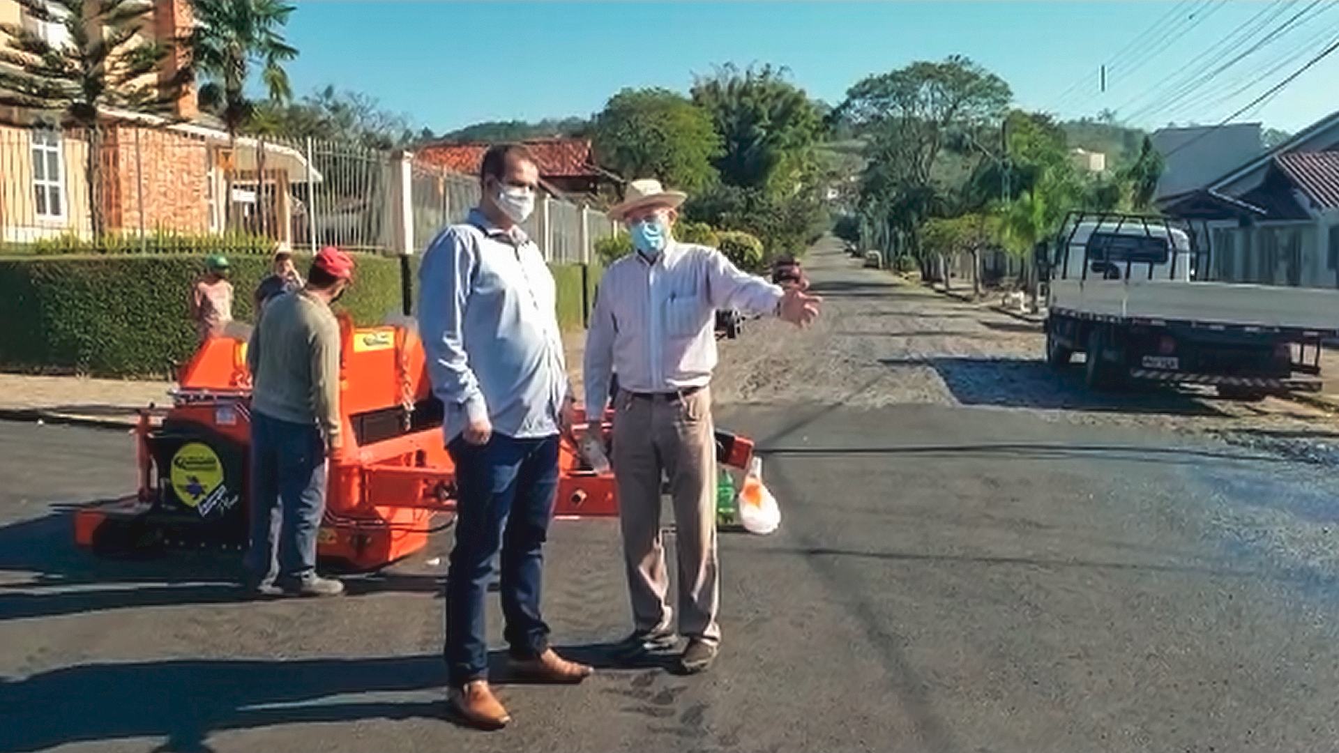 Prefeitura de Parobé segue pavimentando a rua Rua José Mosmann Sobrinho