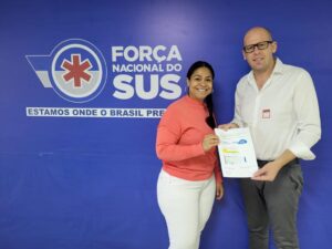 Foto da reunião realizada nesta semana no Ministério da Saúde